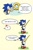 Size: 1200x1800 | Tagged: safe, artist:cham__623, sonic the hedgehog, comic:i gave frontiers as a gift to an acquaintance, sonic frontiers, 2022, comic, fishing pole, holding something, korean text, mouth open, ring, simple background, solo, speech bubble, standing