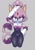 Size: 595x842 | Tagged: safe, artist:cakesington, blaze the cat, rouge's heart top, solo