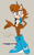 Size: 864x1405 | Tagged: safe, artist:risziarts, sally acorn, chipmunk, 2026, female, hand on hip, head tilt, lidded eyes, mouth open, open smile, outline, pose, redesign, sally's vest and boots, simple background, smile, solo, white outline