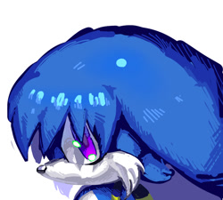 Size: 845x759 | Tagged: safe, artist:boyscout_badger, kit the fennec, 2026, fennec, looking at viewer, male, side view, simple background, solo, white background