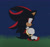 Size: 1536x1454 | Tagged: safe, artist:aridombo, shadow the hedgehog, 2025, flat colors, frown, grass, looking offscreen, nighttime, outdoors, sad, side view, sitting, solo, star (sky)
