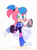 Size: 1527x2048 | Tagged: safe, artist:cerberustheterrible, oc, oc:alice acorn, chipmunk, 2024, fankid, female, grin, looking at viewer, oc only, parent:sally, parent:sonic, parents:sonally, running, simple background, smile, smiling at viewer, solo, watermark, white background