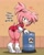 Size: 1512x1889 | Tagged: suggestive, artist:sirsmolnsfw, amy rose, ponytail, punching bag, rear view, socks, solo, sweat, workout outfit
