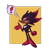 Size: 1280x1280 | Tagged: safe, artist:moodlemcdoodle, shadow the hedgehog, hedgehog, 2019, alternate eye color, barefoot, blushing, clenched fist, clenched teeth, exclamation mark, flat colors, fur markings, gloves off, green blush, looking offscreen, male, pawpads, paws, redesign, semi-transparent background, sketch, solo, solo male, speech bubble, standing, yellow eyes