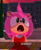 Size: 517x632 | Tagged: safe, amy rose, sonic adventure, 3d, aaa, caption, dialogue, edit, edited screencap, english text, looking up, low res, mouth open, reaction image, screencap, solo, station square, text, zoomed in
