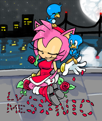 Size: 587x697 | Tagged: safe, artist:1her0, amy rose, flicky