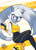 Size: 1425x1999 | Tagged: safe, artist:skyversa, tangle the lemur, character name, looking at viewer, smile, solo, text