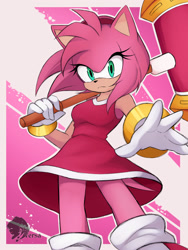 Size: 1506x2000 | Tagged: safe, artist:skyversa, amy rose