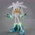 Size: 2048x2048 | Tagged: safe, artist:beastieprojects, artist:dokatzo, artist:gameguybenn, silver the hedgehog, 2026, 3d, blender (medium), chest fluff, glowing, gradient background, looking at viewer, neck fluff, smile, smiling at viewer, solo, standing