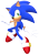 Size: 1417x2000 | Tagged: safe, artist:modernlixes, sonic the hedgehog, 2017, 3d, looking at viewer, mid-air, pointing, simple background, smile, smiling at viewer, solo, sonic generations, transparent background